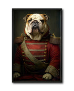 Cargar imagen en el visor de la galería, Cuadro Decorativo Perros Epoca 012 - Bulldog Aristócrata
