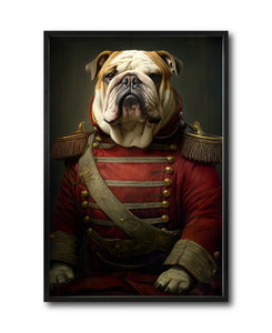 Cuadro Decorativo Perros Epoca 012 - Bulldog Aristócrata