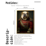 Cargar imagen en el visor de la galería, Cuadro Decorativo Perros Epoca 012 - Bulldog Aristócrata
