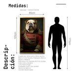 Cargar imagen en el visor de la galería, Cuadro Decorativo Perros Epoca 012 - Bulldog Aristócrata
