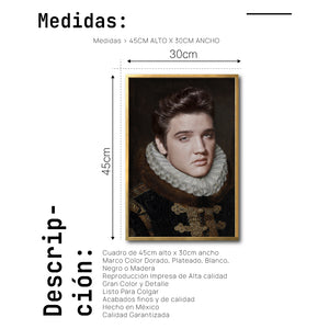 Cuadro Decorativo Rostros 012 Elvis Presley