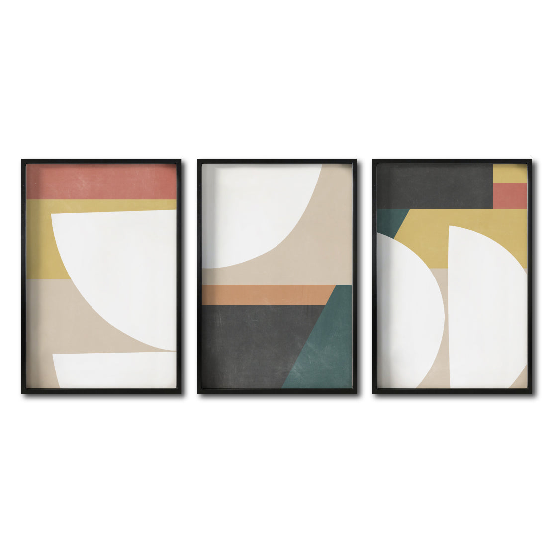 Set Cuadros Decorativos Abstract Colors 013 - Para Sala