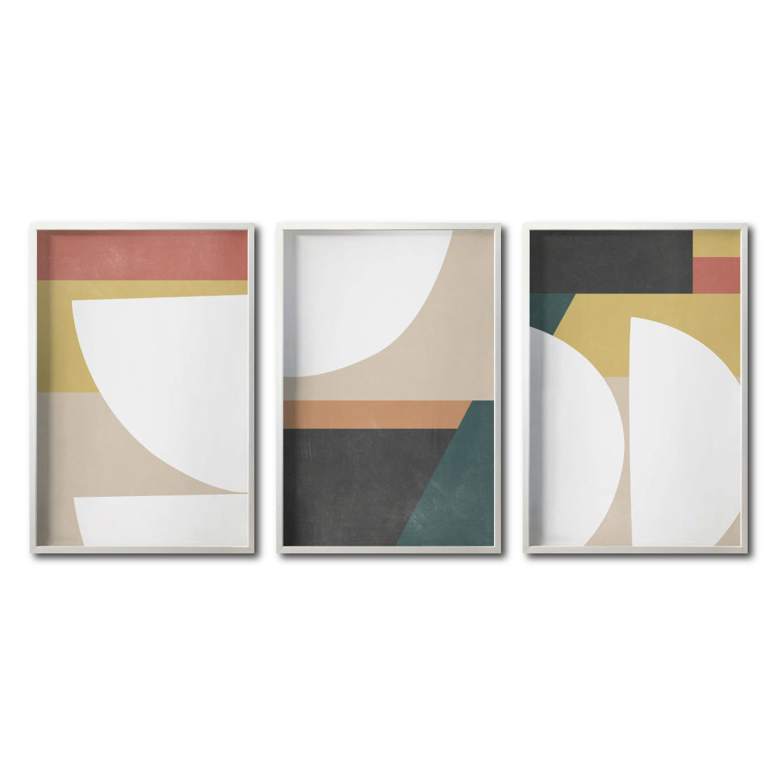Set Cuadros Decorativos Abstract Colors 013 - Para Sala