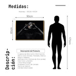Cargar imagen en el visor de la galería, Cuadro Decorativo Black Woman 013 - Mujer Negra Africana con Dorado
