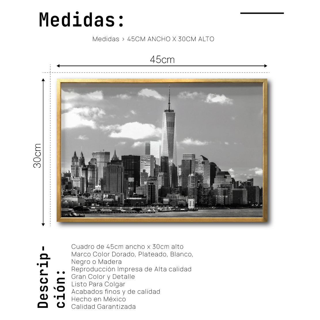 Cuadro Decorativo NY 013 - One World Trade Center Nueva York