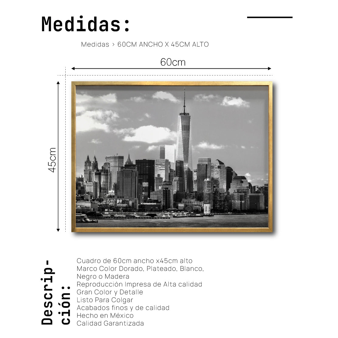 Cuadro Decorativo NY 013 - One World Trade Center Nueva York