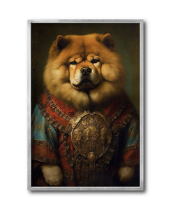 Cuadro Decorativo Perros Epoca 013 - Chow Chow Aristócrata