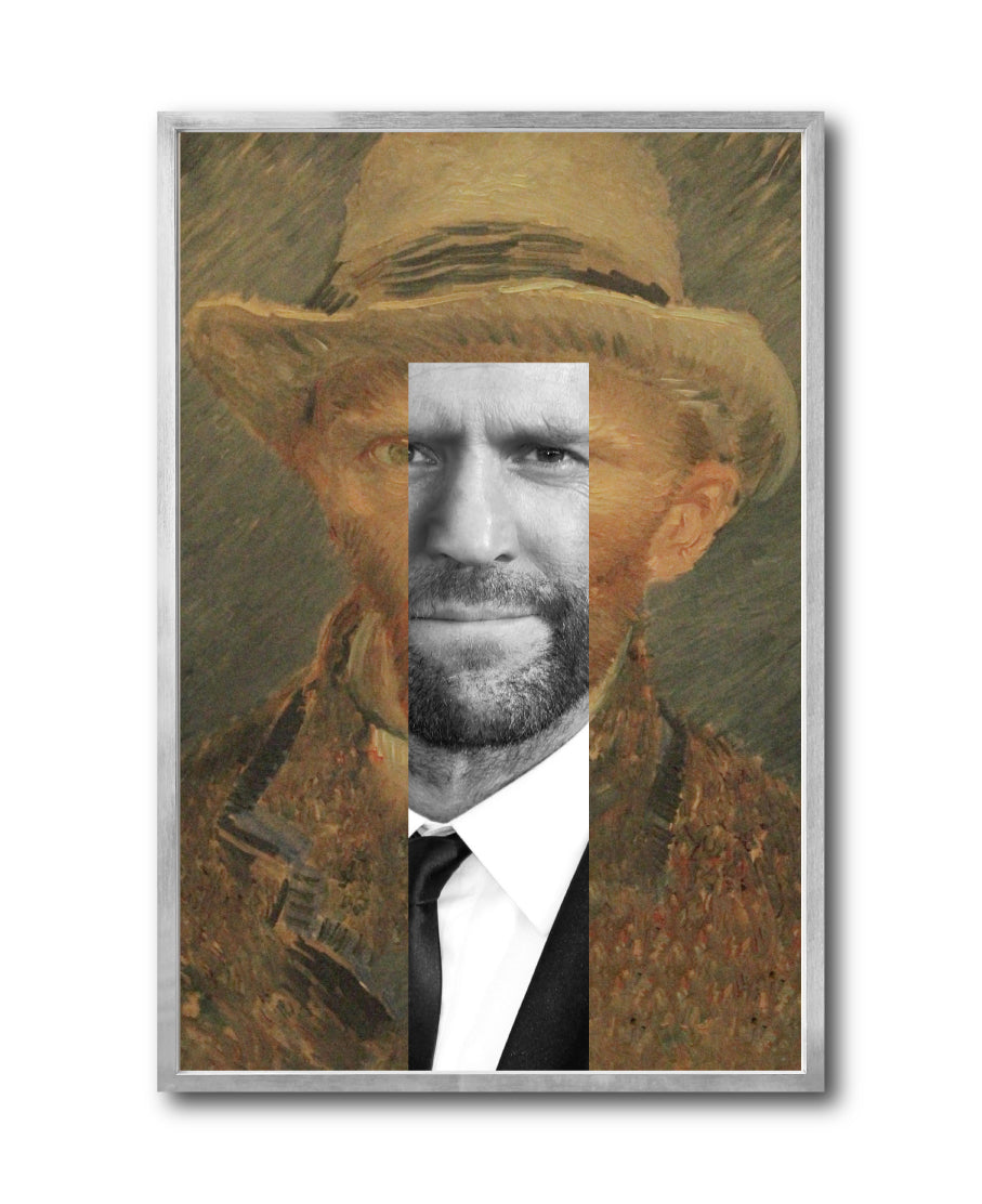 Cuadro Decorativo Rostros 013 Van Gogh - Jason Statham