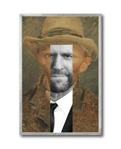Cuadro Decorativo Rostros 013 Van Gogh - Jason Statham