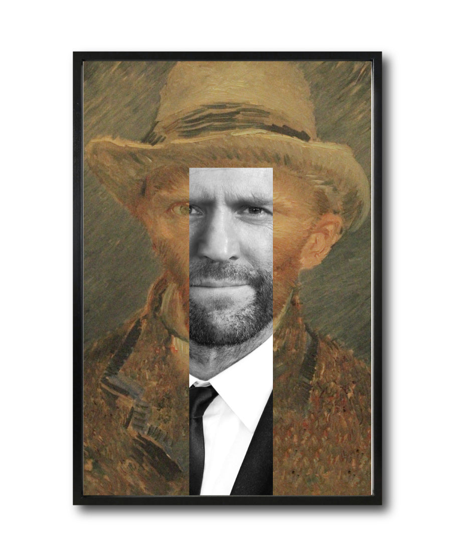 Cuadro Decorativo Rostros 013 Van Gogh - Jason Statham