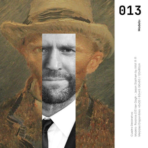Cuadro Decorativo Rostros 013 Van Gogh - Jason Statham