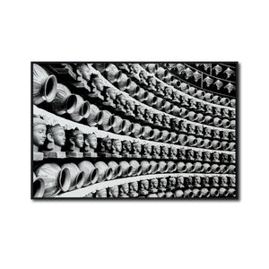 Cuadro Decorativo - Zen 013 - Cabezas de Buda