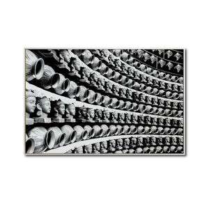 Cuadro Decorativo - Zen 013 - Cabezas de Buda