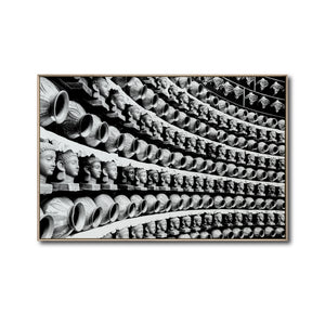 Cuadro Decorativo - Zen 013 - Cabezas de Buda