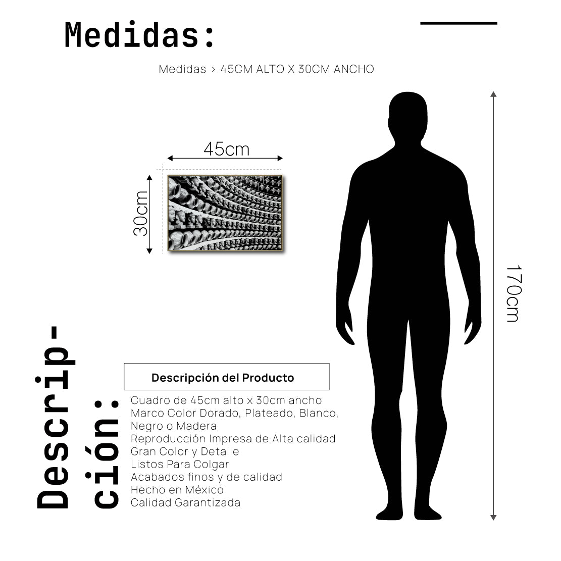Cuadro Decorativo - Zen 013 - Cabezas de Buda