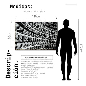 Cuadro Decorativo - Zen 013 - Cabezas de Buda
