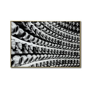Cuadro Decorativo - Zen 013 - Cabezas de Buda