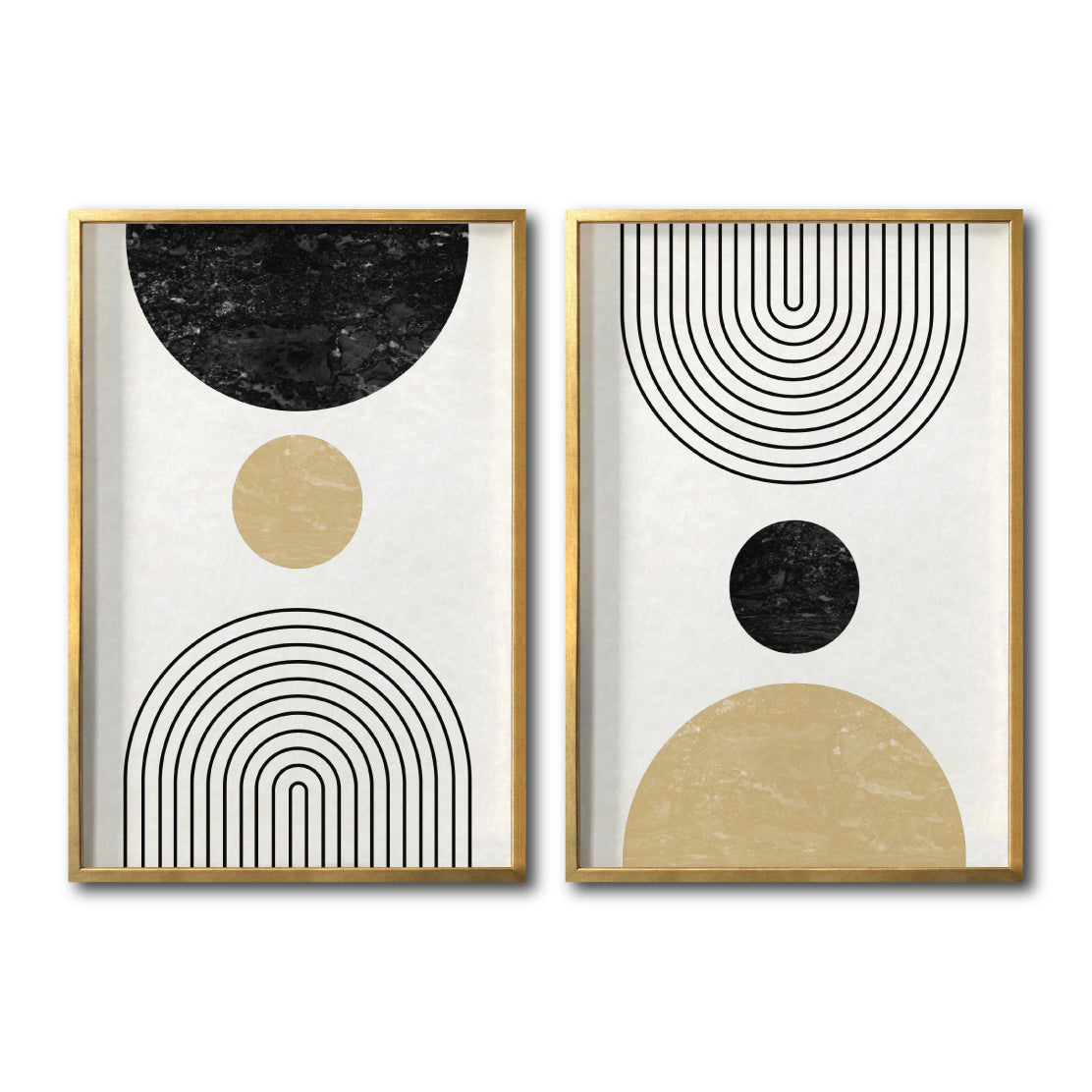 Set Cuadros Decorativos Abstract Colors 014 - Para Comedor