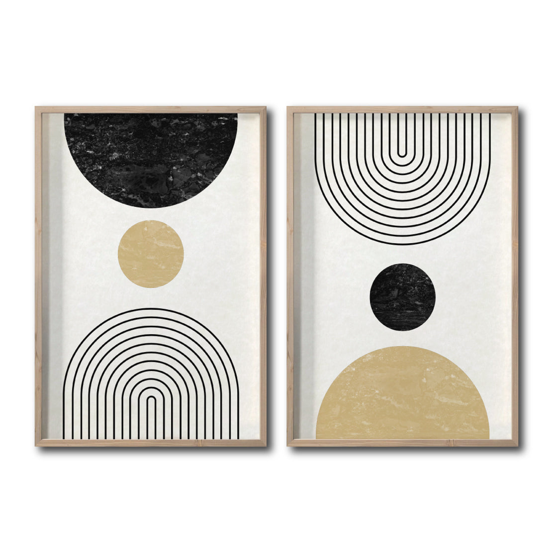 Set Cuadros Decorativos Abstract Colors 014 - Para Comedor