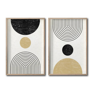 Set Cuadros Decorativos Abstract Colors 014 - Para Comedor