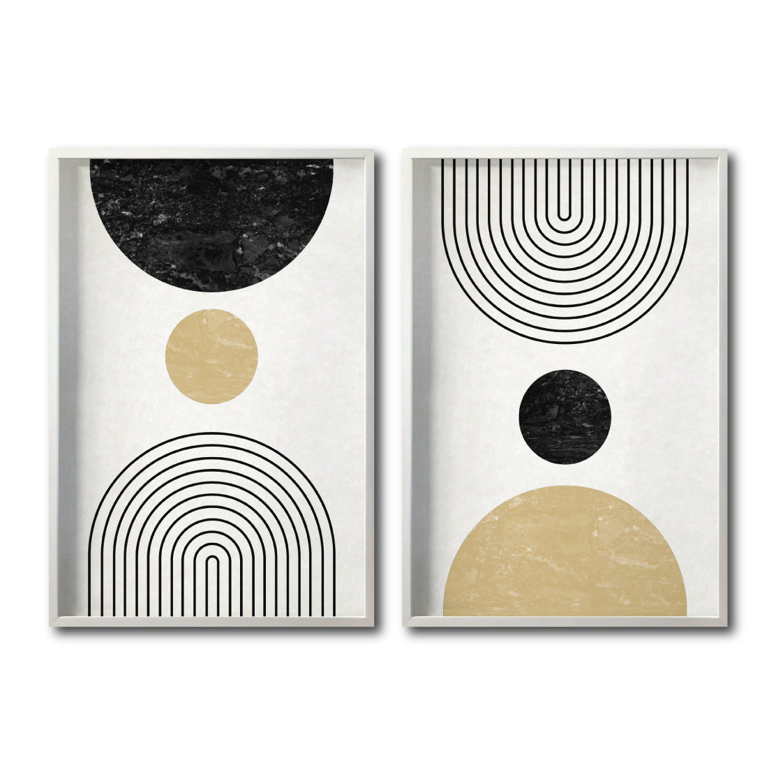 Set Cuadros Decorativos Abstract Colors 014 - Para Comedor