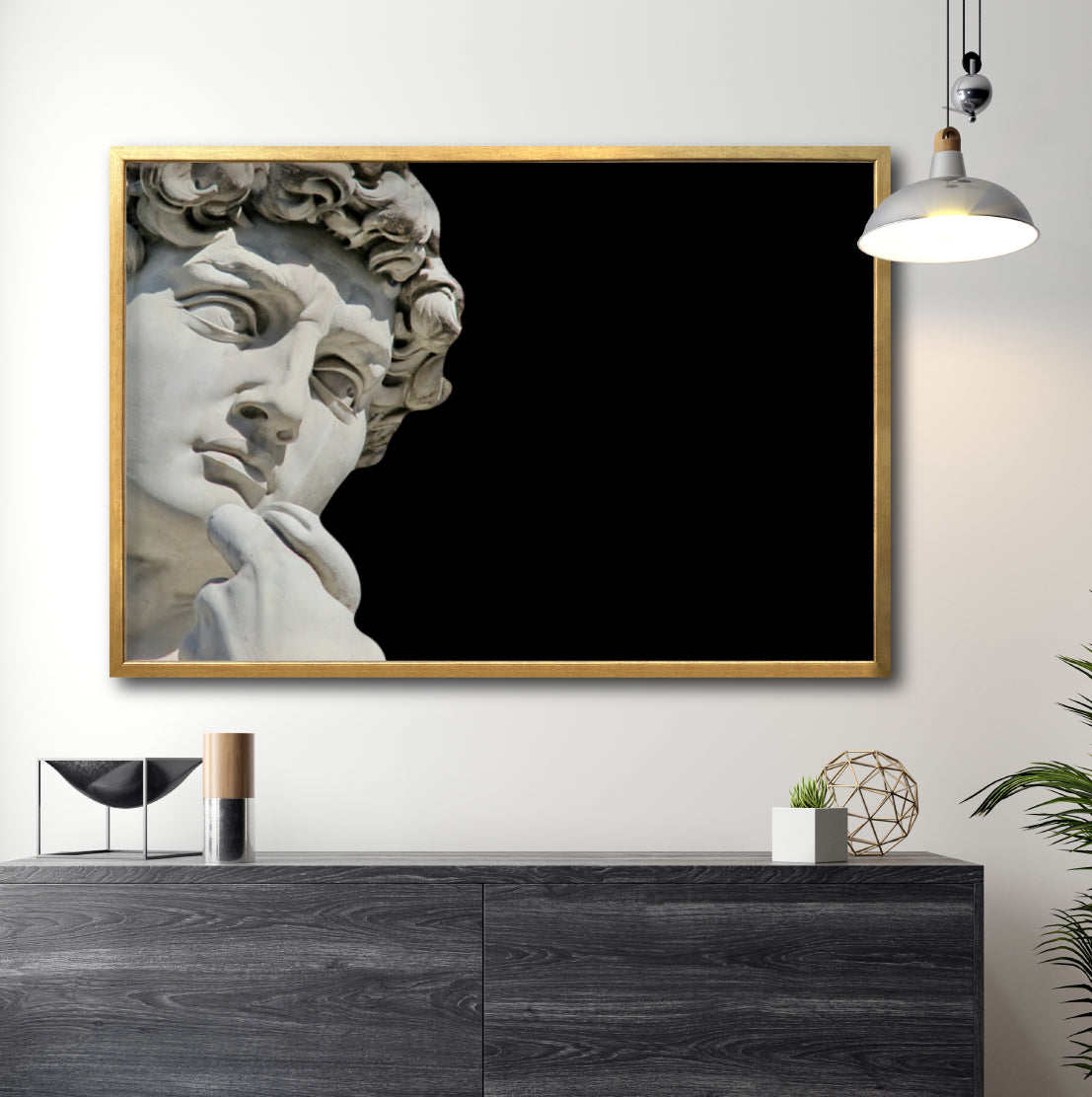 Cuadro Decorativo Esculturas 014 - Para Credenza