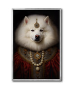 Cargar imagen en el visor de la galería, Cuadro Decorativo Perros Epoca 014 - Samoyedo Aristocrata
