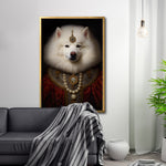 Cargar imagen en el visor de la galería, Cuadro Decorativo Perros Epoca 014 - Samoyedo Aristocrata
