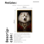 Cargar imagen en el visor de la galería, Cuadro Decorativo Perros Epoca 014 - Samoyedo Aristocrata
