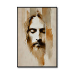 Cargar imagen en el visor de la galería, Cuadro Decorativo - Religión 014 - rostro de Jesús Arte Cristiano Jesucristo Abstracto
