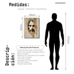 Cargar imagen en el visor de la galería, Cuadro Decorativo - Religión 014 - rostro de Jesús Arte Cristiano Jesucristo Abstracto
