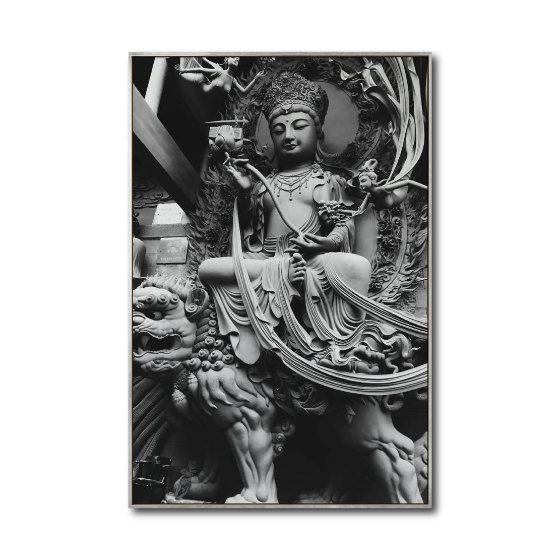 Cuadro Decorativo - Zen 014 - Guanyin Bodhisattva - Buda en Meditación