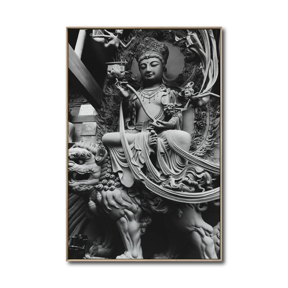 Cuadro Decorativo - Zen 014 - Guanyin Bodhisattva - Buda en Meditación