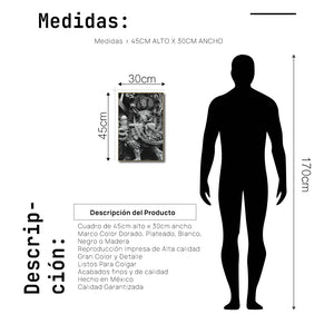 Cuadro Decorativo - Zen 014 - Guanyin Bodhisattva - Buda en Meditación