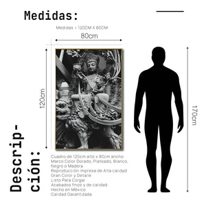Cuadro Decorativo - Zen 014 - Guanyin Bodhisattva - Buda en Meditación