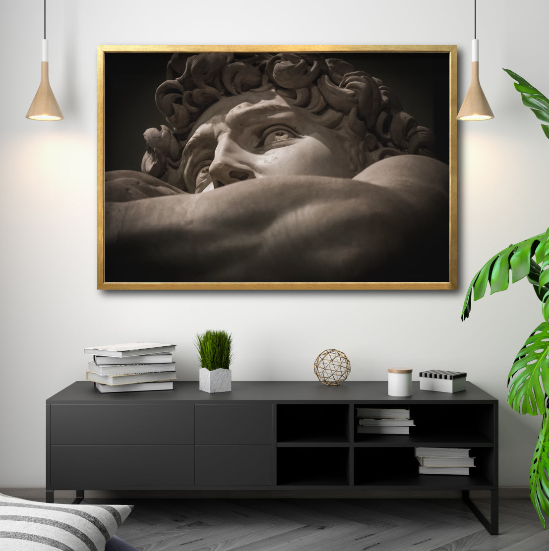 Cuadro Decorativo Esculturas 015 - Para Credenza