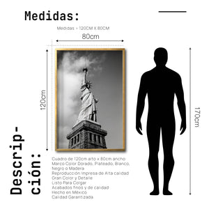 Cuadro Decorativo NY 015 - Estatua de la Libertad New York