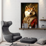 Cargar imagen en el visor de la galería, Cuadro Decorativo Perros Epoca 015 - Shiba Inu Aristocrata
