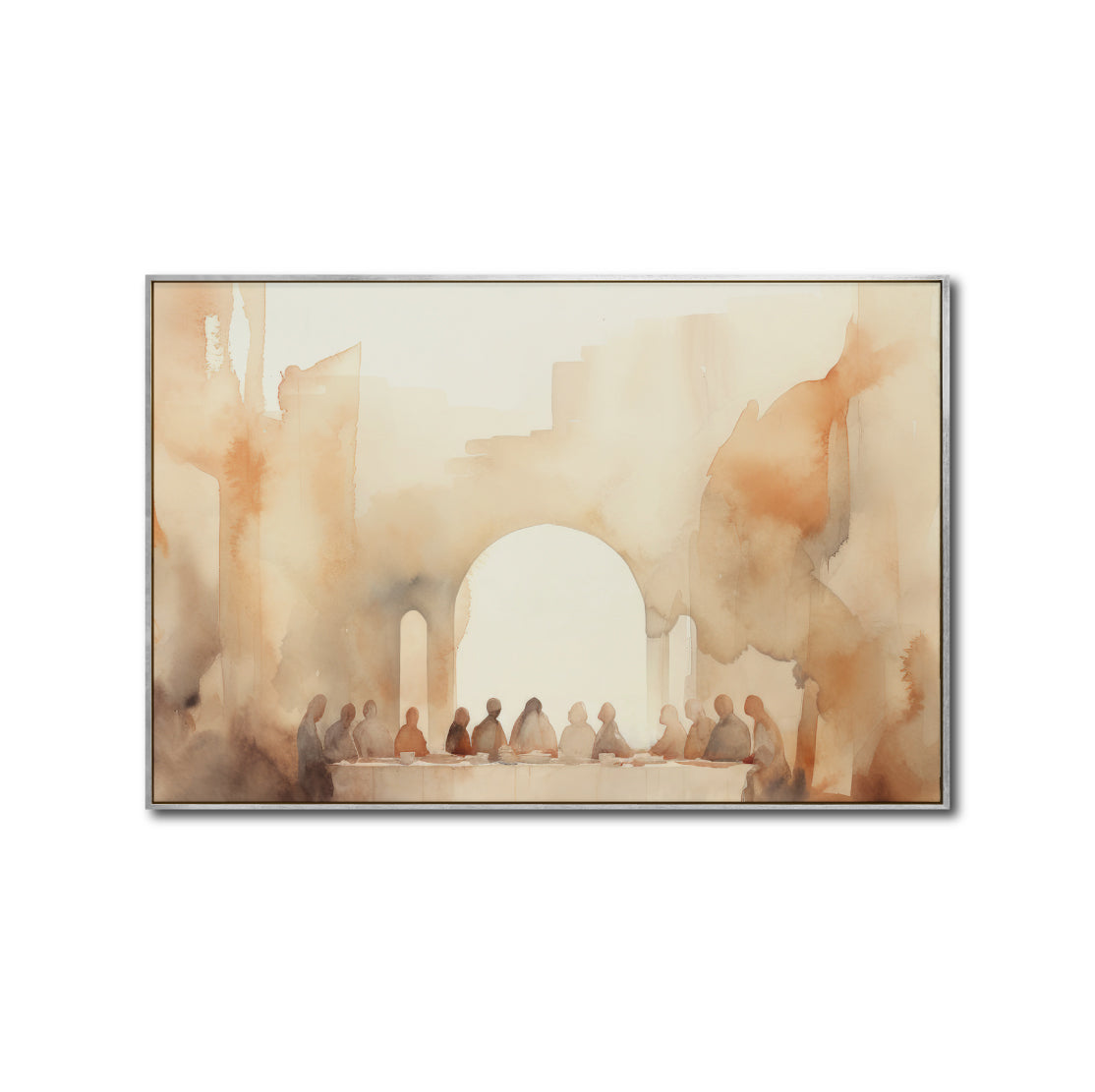 Cuadro Decorativo - Religión 015 - La Última Cena Arte Bíblico Abstracto