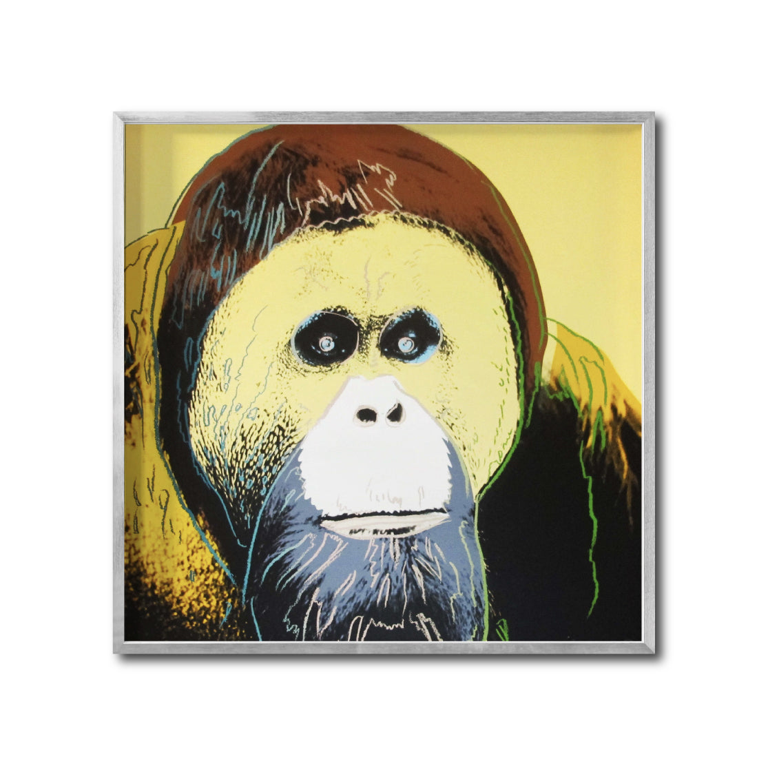 Cuadro Decorativo Warhol 015 Orangután Pop Art