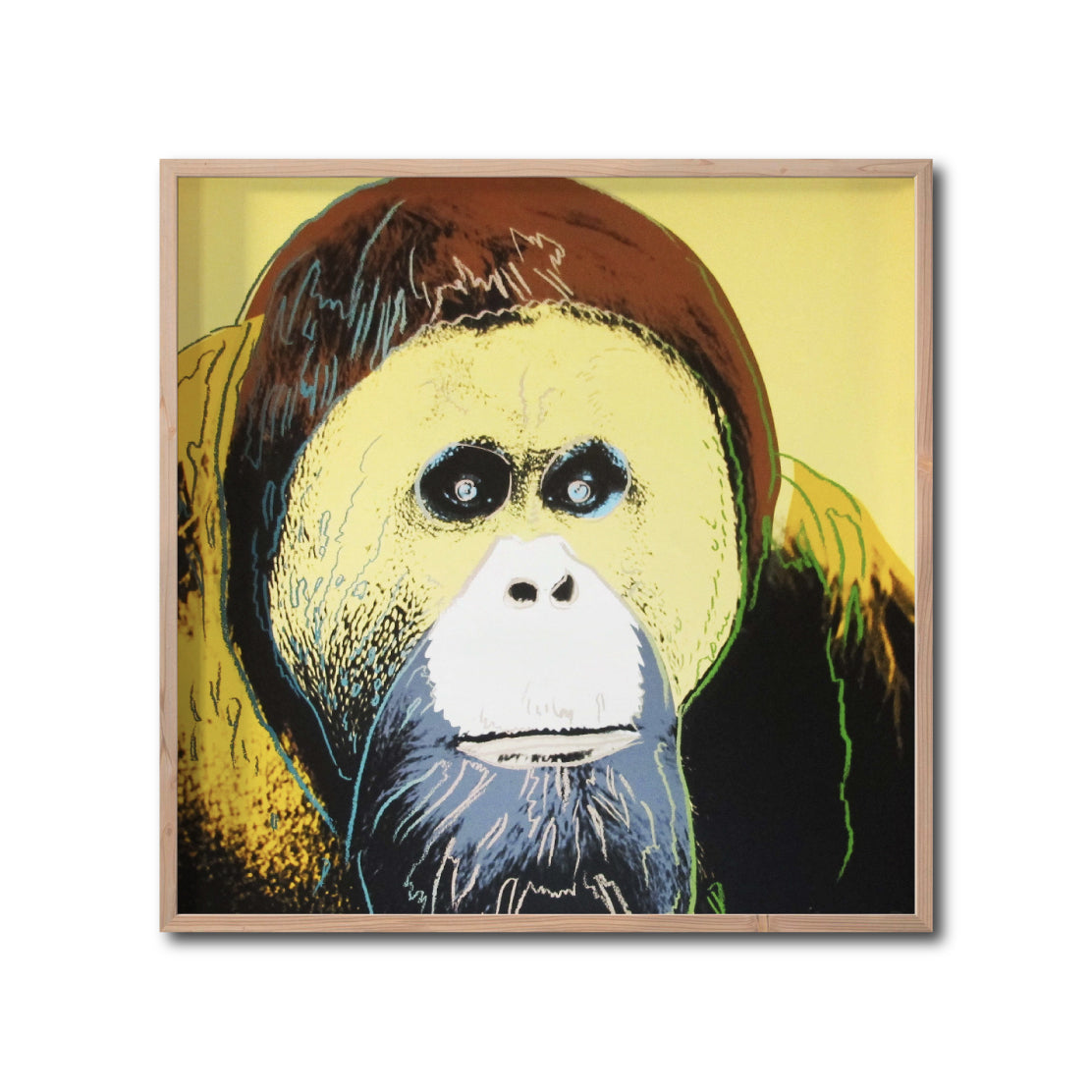 Cuadro Decorativo Warhol 015 Orangután Pop Art