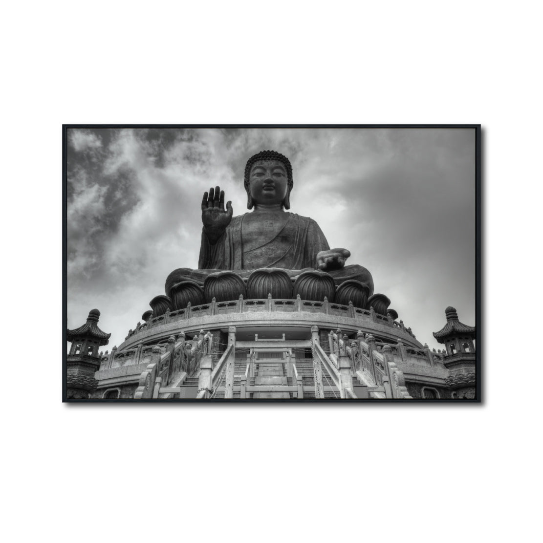 Cuadro Decorativo - Zen 015 - Escultura de Buda en Meditación