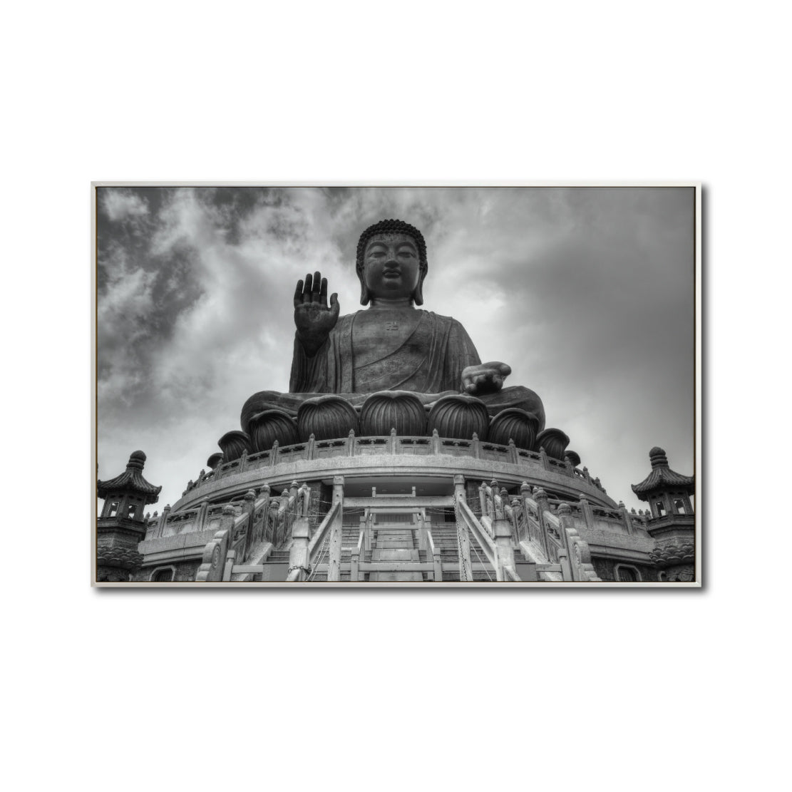 Cuadro Decorativo - Zen 015 - Escultura de Buda en Meditación