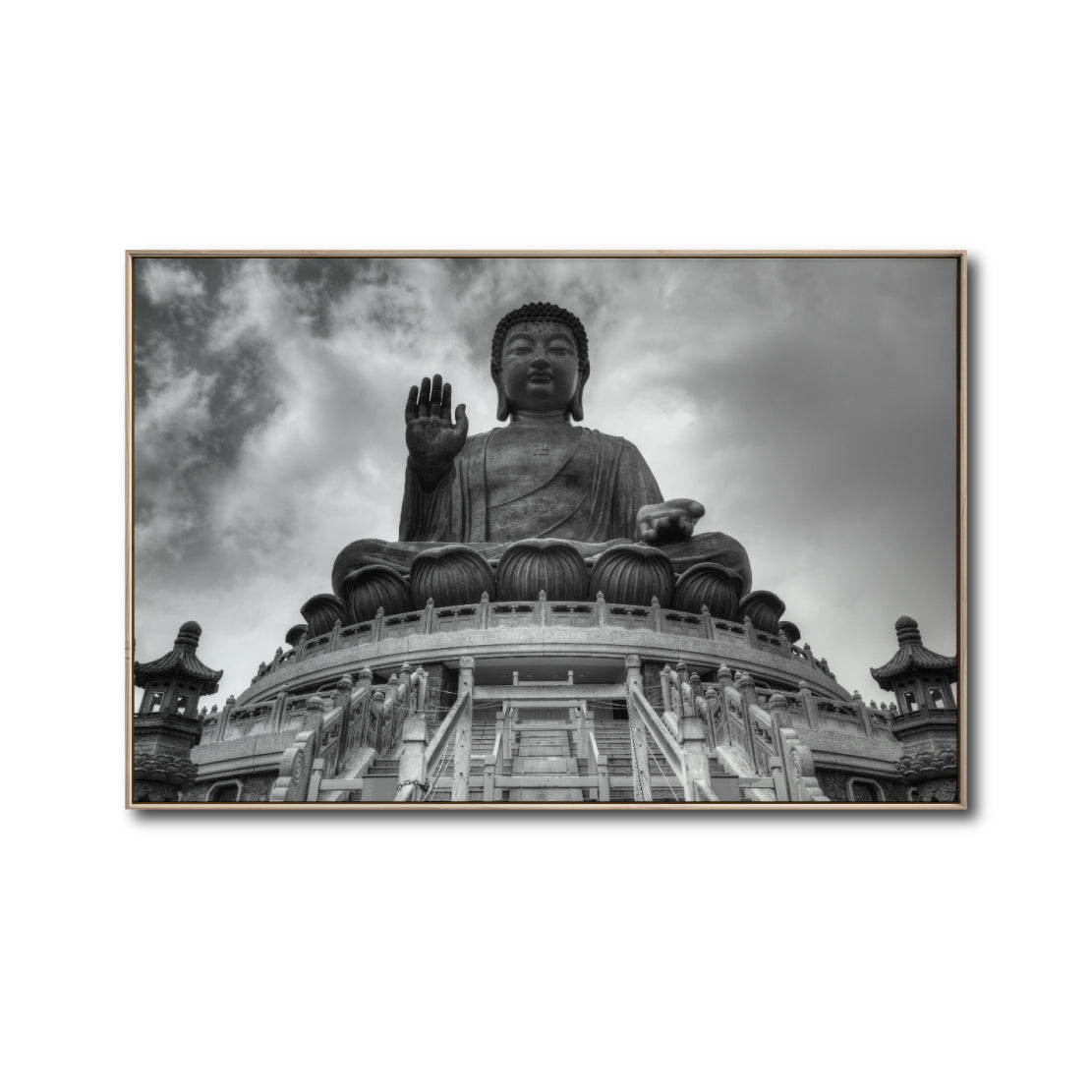 Cuadro Decorativo - Zen 015 - Escultura de Buda en Meditación