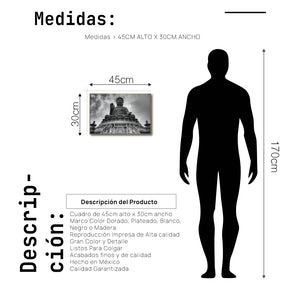 Cuadro Decorativo - Zen 015 - Escultura de Buda en Meditación