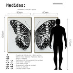 Cargar imagen en el visor de la galería, Set 2 Cuadros Decorativos Alas 016
