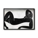 Cargar imagen en el visor de la galería, Cuadro Decorativo Abstracto Negro Arena 016 para Sala
