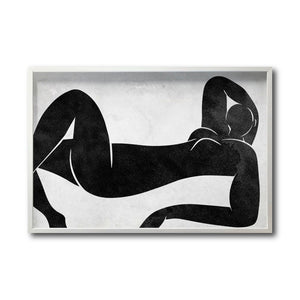 Cuadro Decorativo Abstracto Negro Arena 016 - Para Credenza