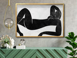 Cargar imagen en el visor de la galería, Cuadro Decorativo Abstracto Negro Arena 016 - Para Credenza
