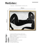 Cargar imagen en el visor de la galería, Cuadro Decorativo Abstracto Negro Arena 016 para Sala
